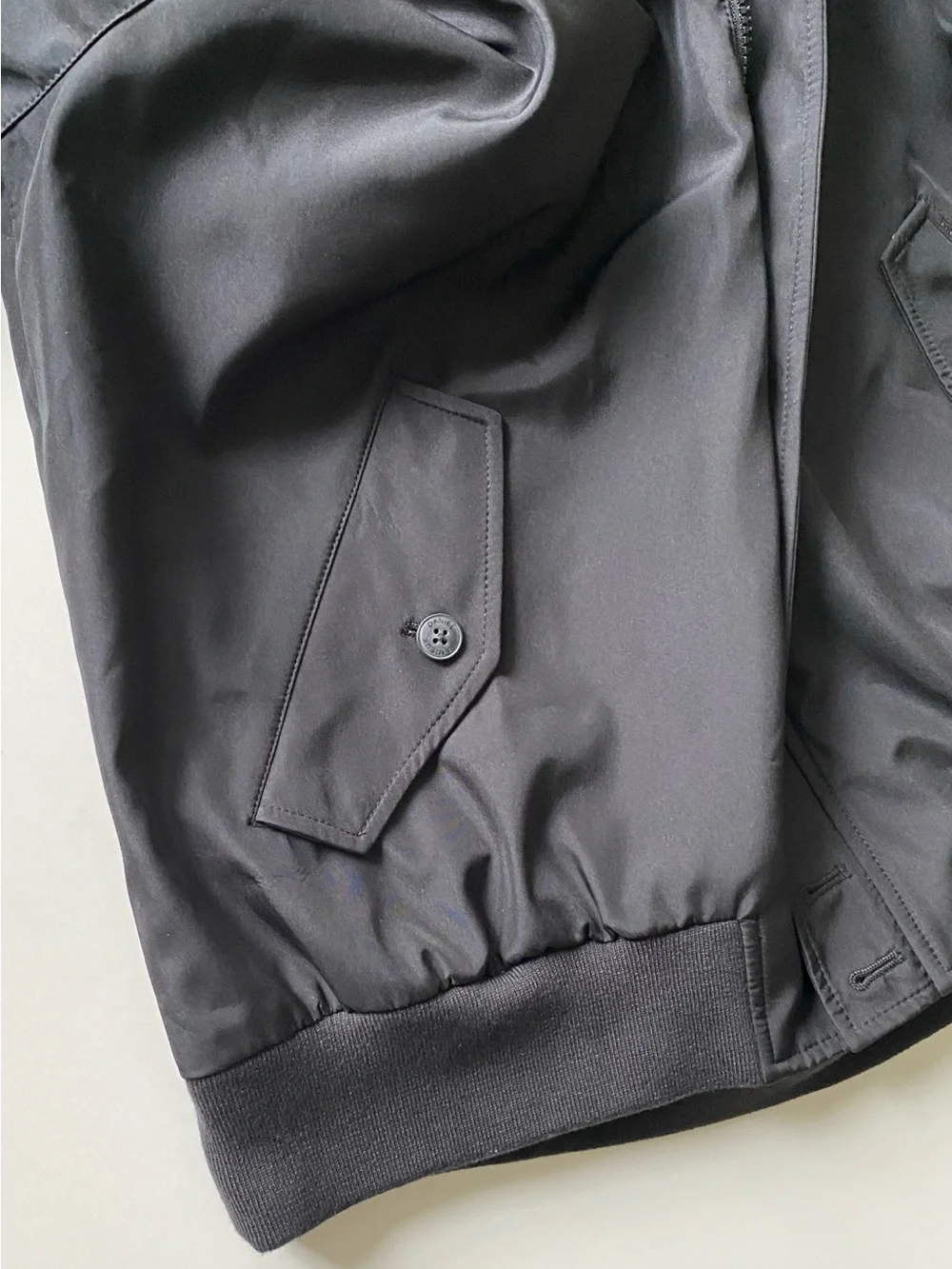 NWT Daniel Cremieux Collection Black Water Resistant Zip Jacket Coat Men’s XL